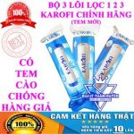Bộ 3 Lõi lọc nước karofi