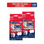 Combo 8 Viên Nén Vệ Sinh Lồng Giặt OMO Matic