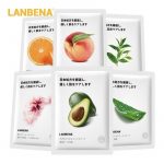 LANBENA Facial Mask Fruit Extract Moisturizing Whitening Repair Oil Control Anti-wrinkle