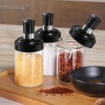 Lọ Đựng Gia Vị Thủy Tinh Kèm Thìa SENNAI 250ml