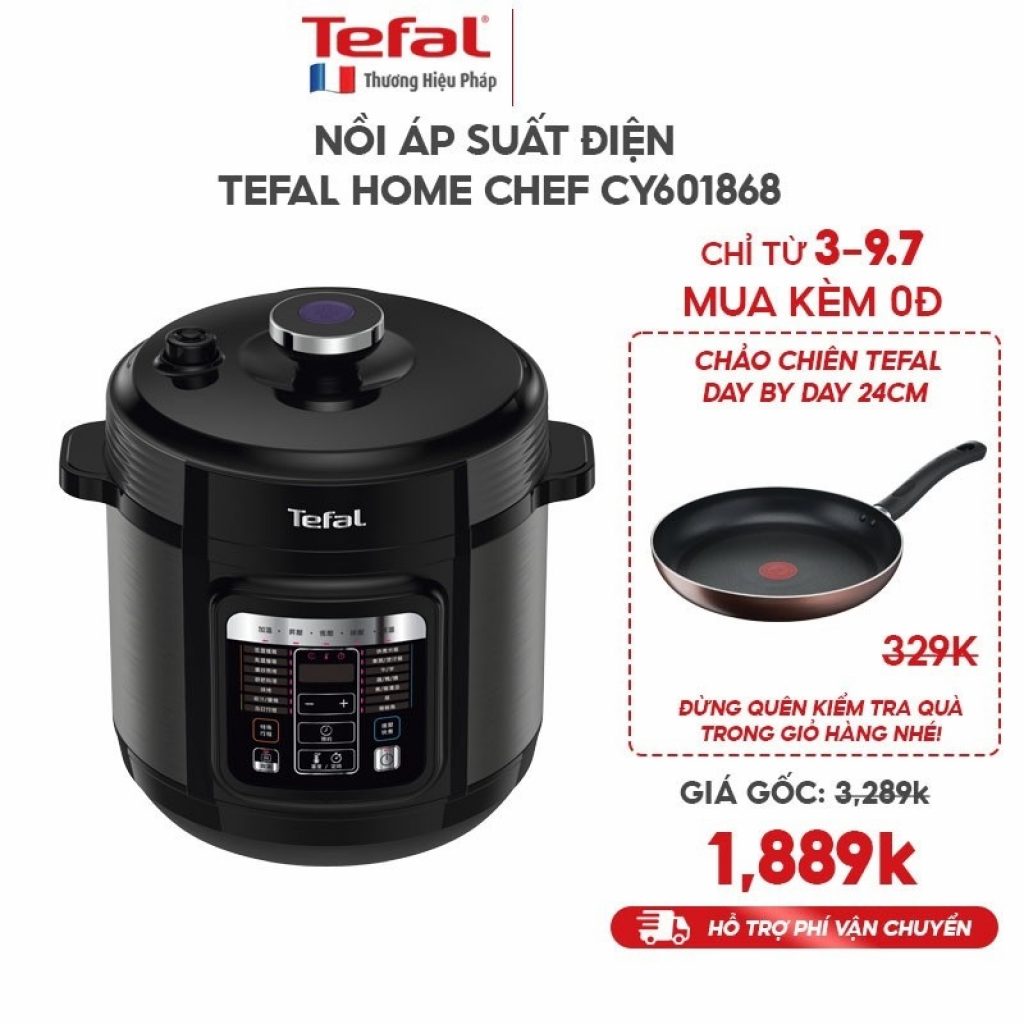 Nồi áp suất điện Tefal Home Chef 6.0L
