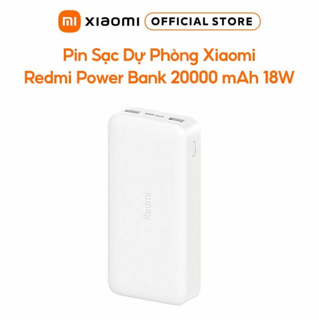 Pin Sạc Dự Phòng Xiaomi Redmi Power Bank 20000 mAh 18W - 3