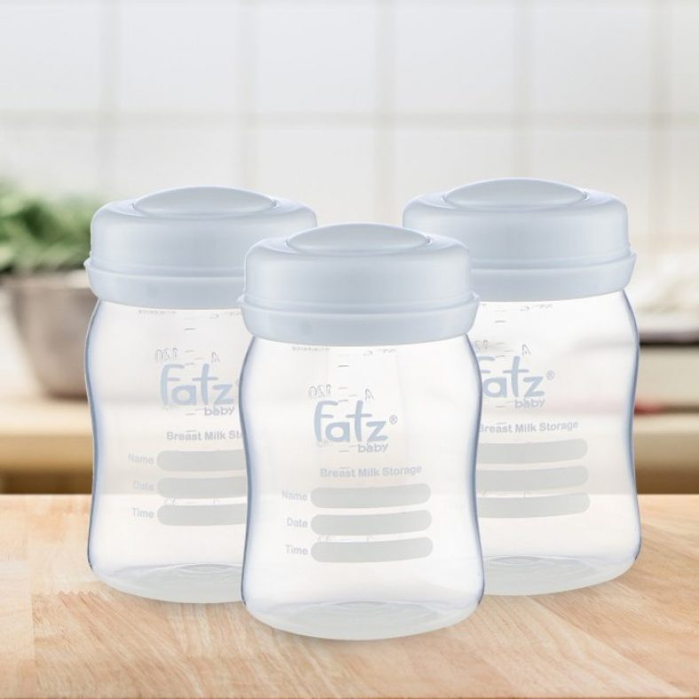 Bộ 3 bình trữ sữa mẹ 150ml FatzBaby