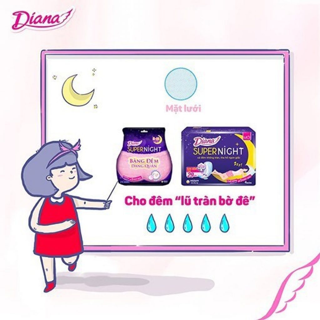 Bộ 6 gói Băng vệ sinh Diana hàng ngày Sensi Cool Fresh gói 20 miếng