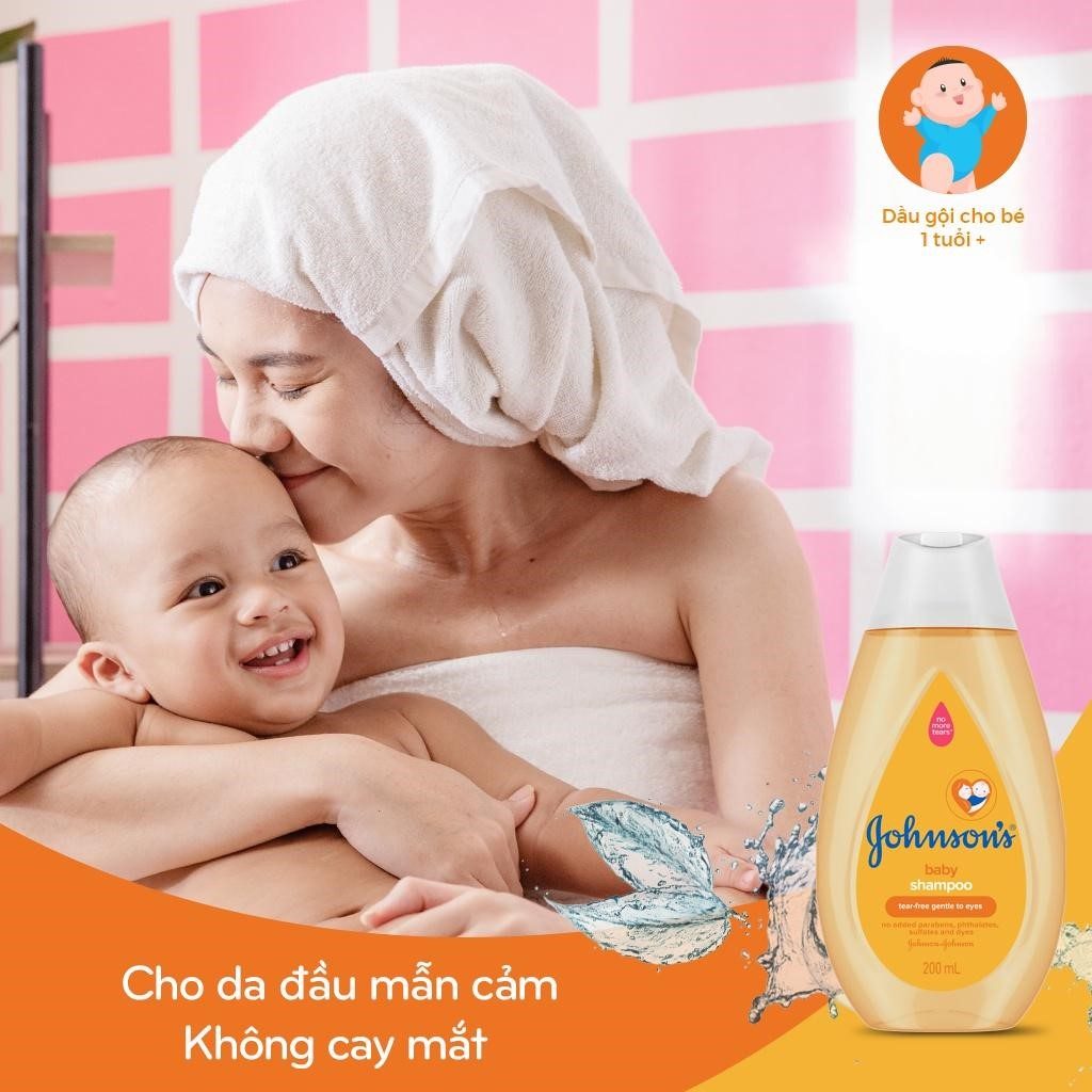 Dầu gội dịu nhẹ Johnson's baby - Dung Tích 200ml