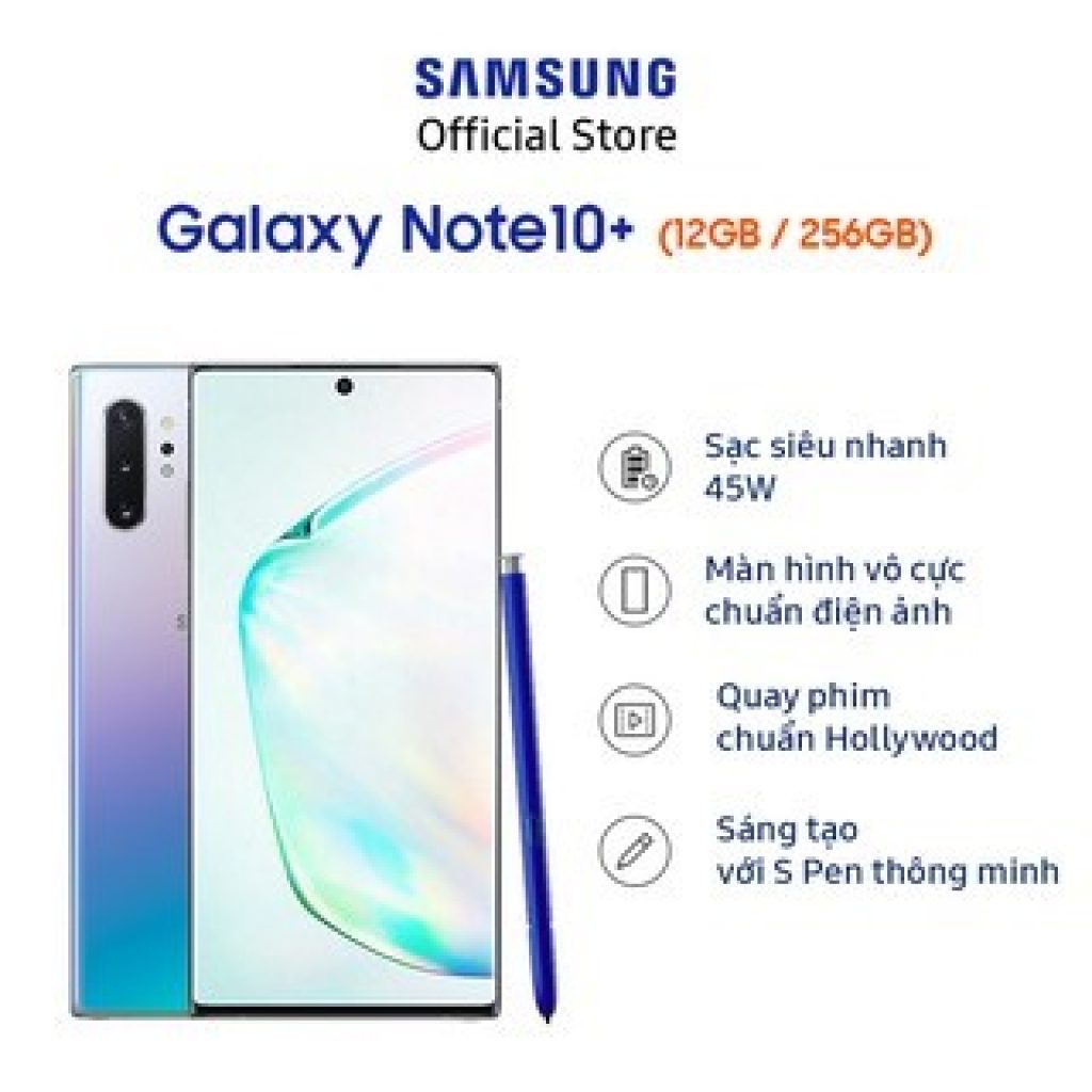 Điện thoại Samsung Galaxy Note 10+ 256GB