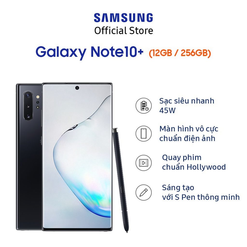 Điện thoại Samsung Galaxy Note 10+ 256GB