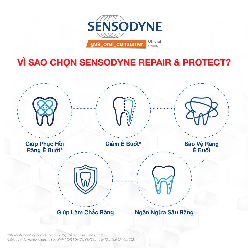 Kem Đánh Răng Sensodyne Repair & Protect Original 100g