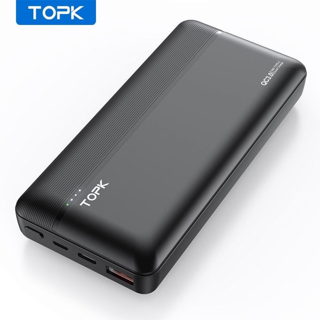 Sạc dự phòng TOPK I2015P 18W 20000mAh cho HUAWEI Samsung Xiaomi OPPO Vivo Realme