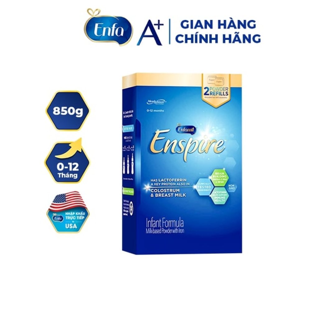 Sữa bột Enfamil Enspire Infant Formula 850g