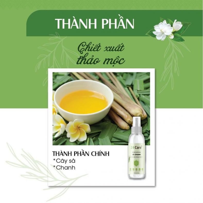 xịt phòng tinh dầu chanh sả 3