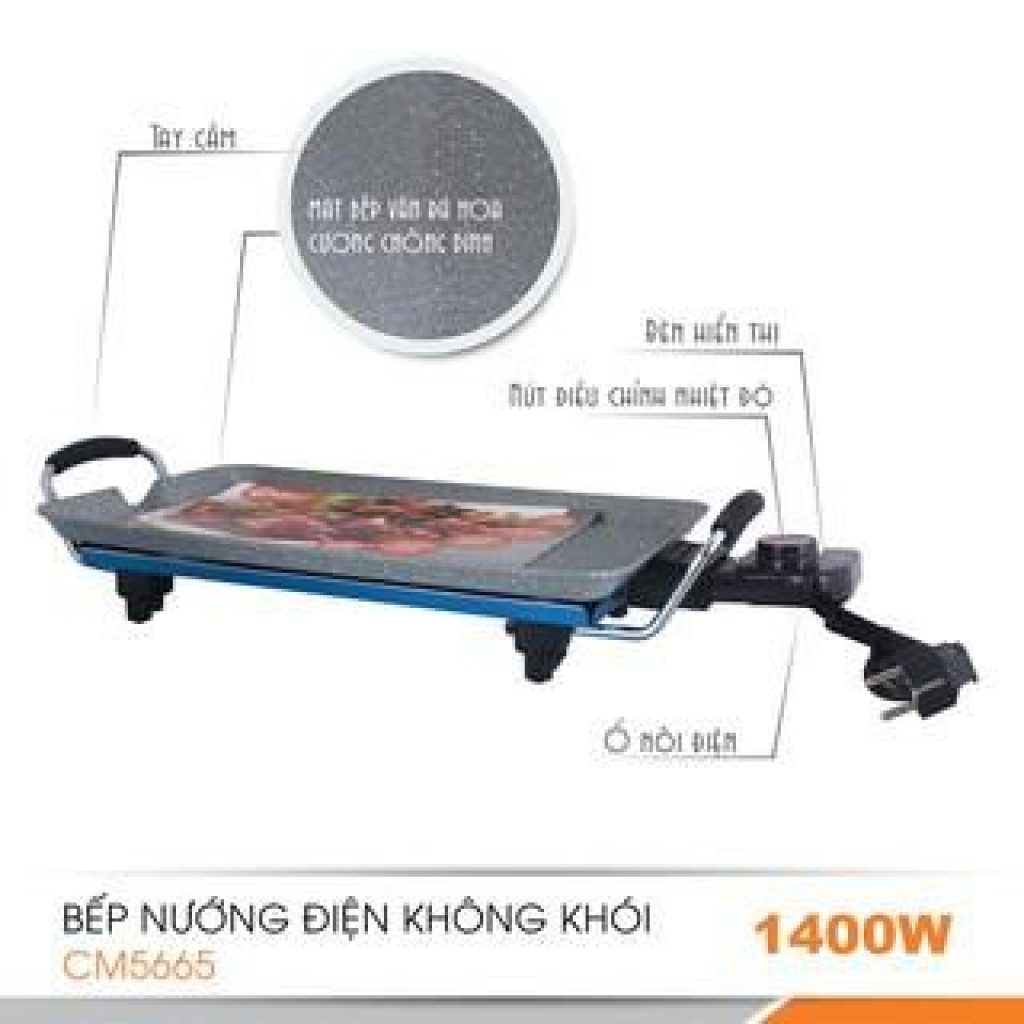 Bếp nướng điện không khói - Comet CM5665