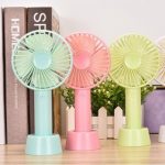 Quạt mini tích điện cầm tay có đế để bàn 3 tốc độ gió N9