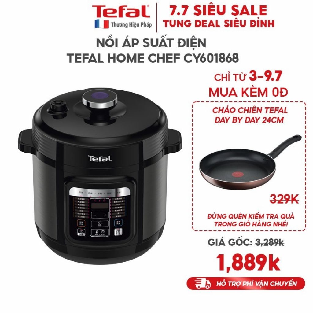 Nồi áp suất điện Tefal Home Chef 6.0L CY601868