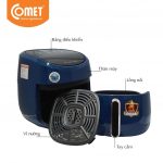NỒI CHIÊN KHÔNG DẦU PHÍM CẢM ỨNG ĐIỆN TỬ COMET CM6838