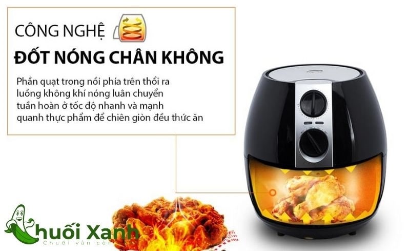 Ưu điểm của nồi chiên không dầu