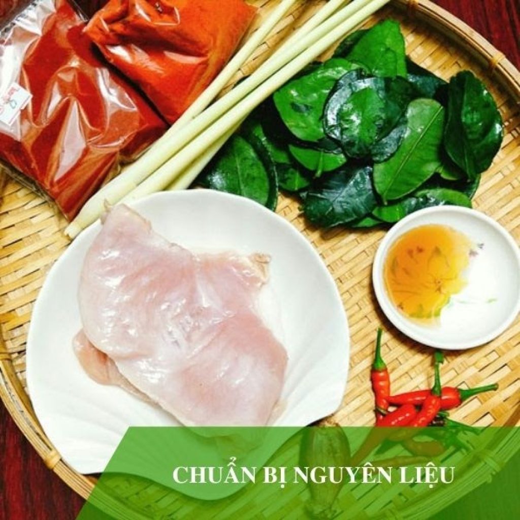 Chuẩn bị nguyên liệu