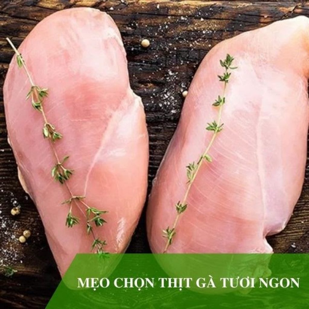 Mẹo chọn thịt gà tươi ngon