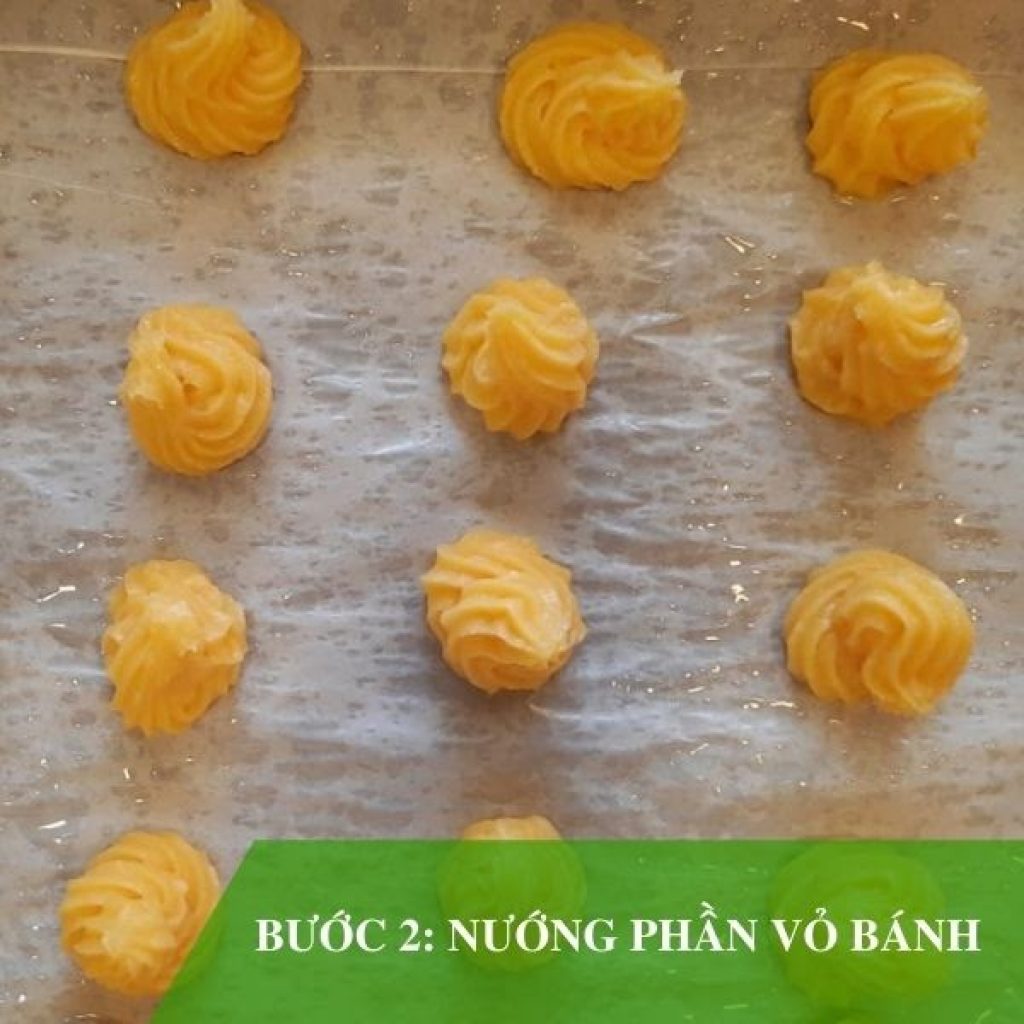 Nướng phần vỏ bánh