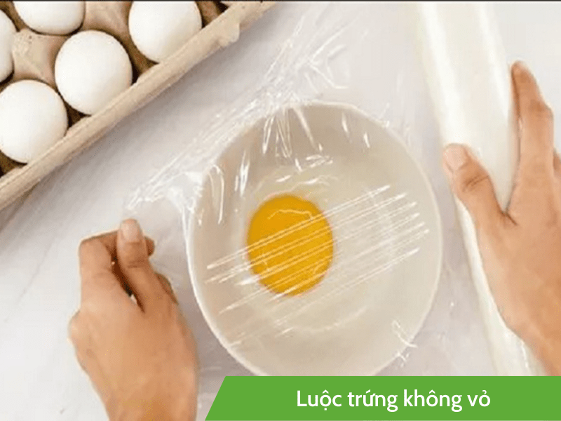 Luộc trứng không vỏ với trong lò vi sóng