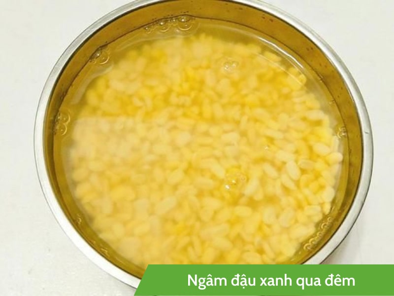 Ngâm đậu xanh qua đêm