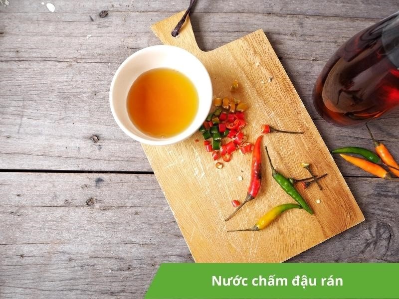 Cách pha nước chấm đậu rán chua cay siêu ngon