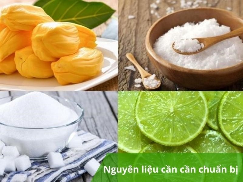 Chuẩn bị nguyên liệu trước khi sấy mít