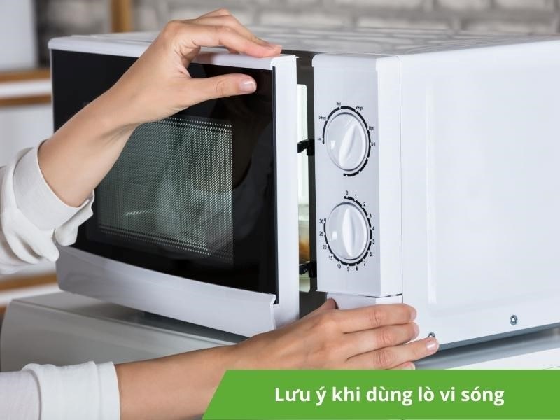 Lưu ý khi sử dụng lò vì sóng nướng mực