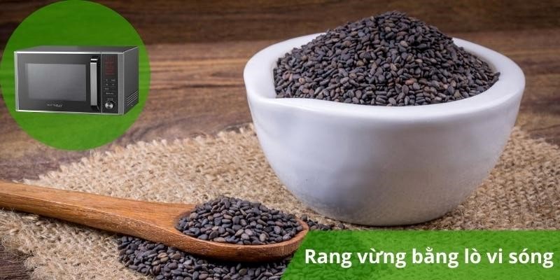 Rang vừng bằng lò vi sóng