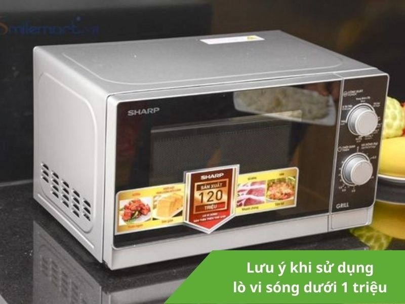 Lưu ý khi sử dụng lò vi sóng dưới 1 triệu