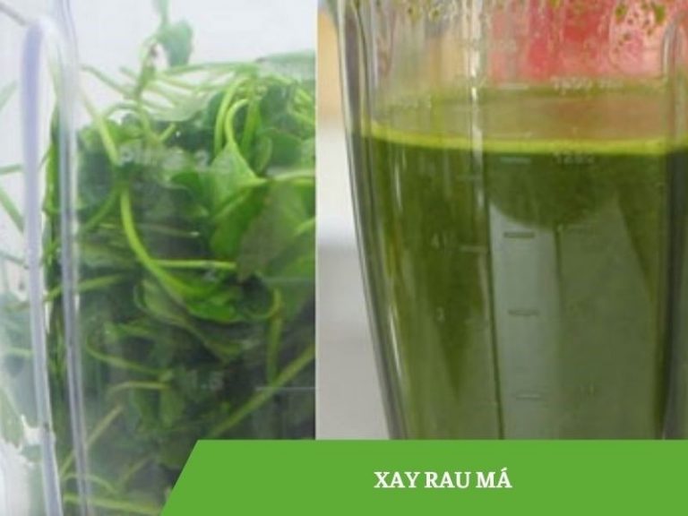 Cách làm sinh tố rau má thanh mát, giải nhiệt cơ thể