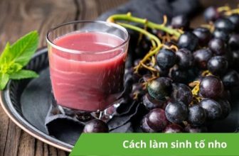 Cách làm sinh tố nho thơm ngon - Chuối Xanh Reviews