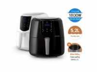 Nồi chiên không dầu Lock&Lock 5.2L EJF357 - Chuối Xanh Reviews