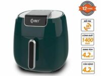 Nồi chiên không dầu cảm ứng đa năng COMET CM6858 - Chuối Xanh Reviews