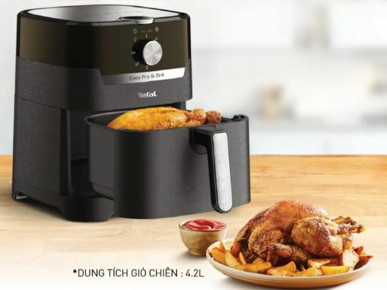 Nồi chiên, nướng không dầu cơ Tefal 2 trong 1 EY501815