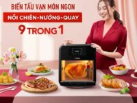 Nồi chiên, nướng, quay không dầu điện tử Tefal FW501815 - Chuối Xanh Reviews