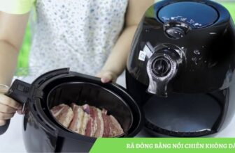 Rã đông bằng nồi chiên không dầu