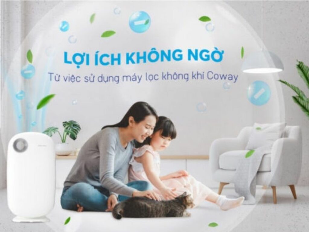 Lợi ích vượt trội của máy lọc không khí tạo ẩm