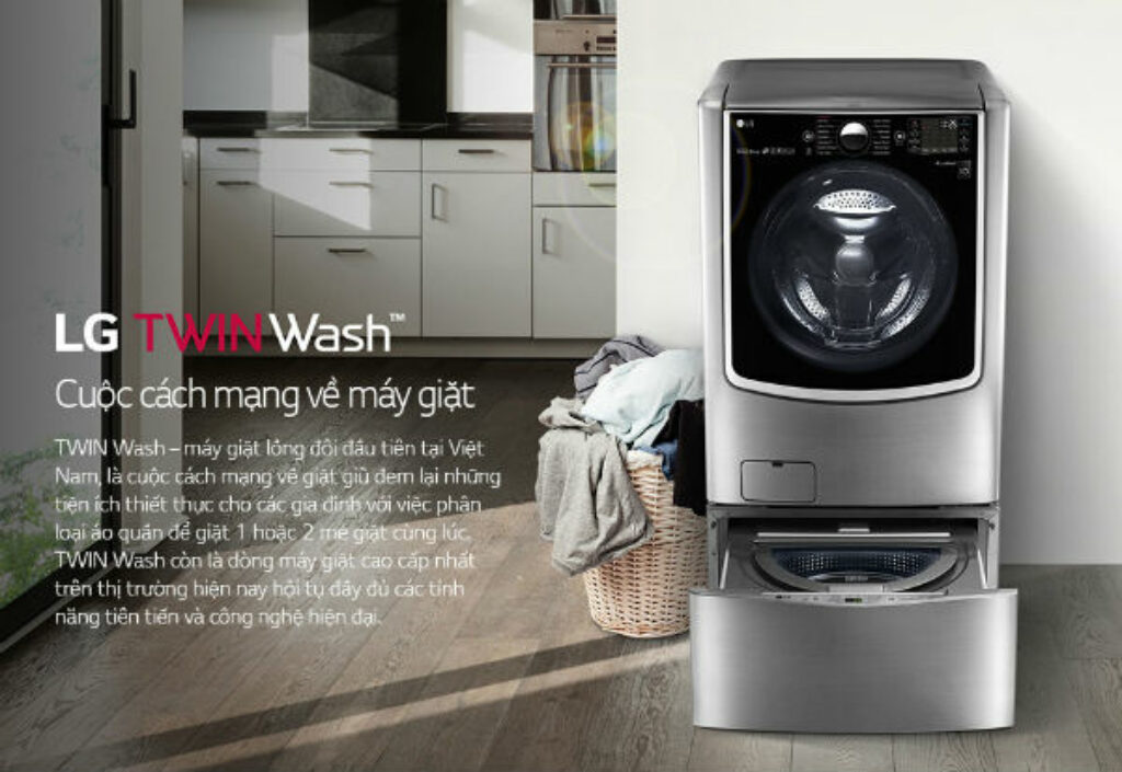 Máy giặt LG TwinWash TWC1408S2E