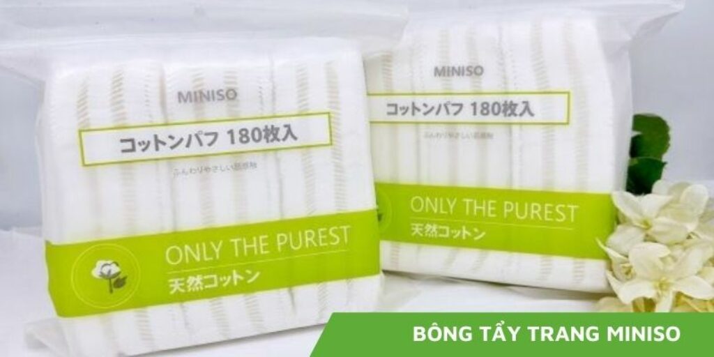 Bông tẩy trang Miniso