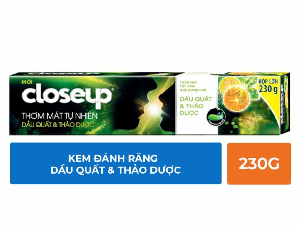 Kem đánh răng dầu quất và thảo dược