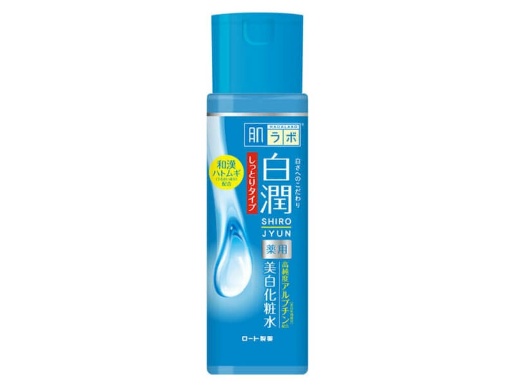 Làm trắng da với Toner Hada Labo Shirojyun Medicated Whitening Lotion