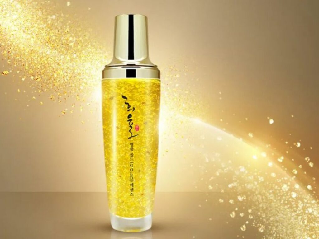 Serum chứa tinh chất vàng 24k được sử dụng rộng rãi