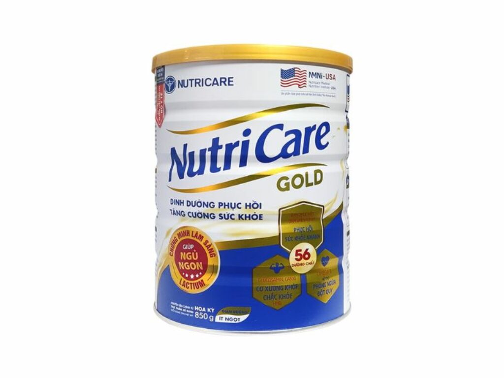 Sữa bột Nutricare Gold – Sữa cho người gia giàu dinh dưỡng