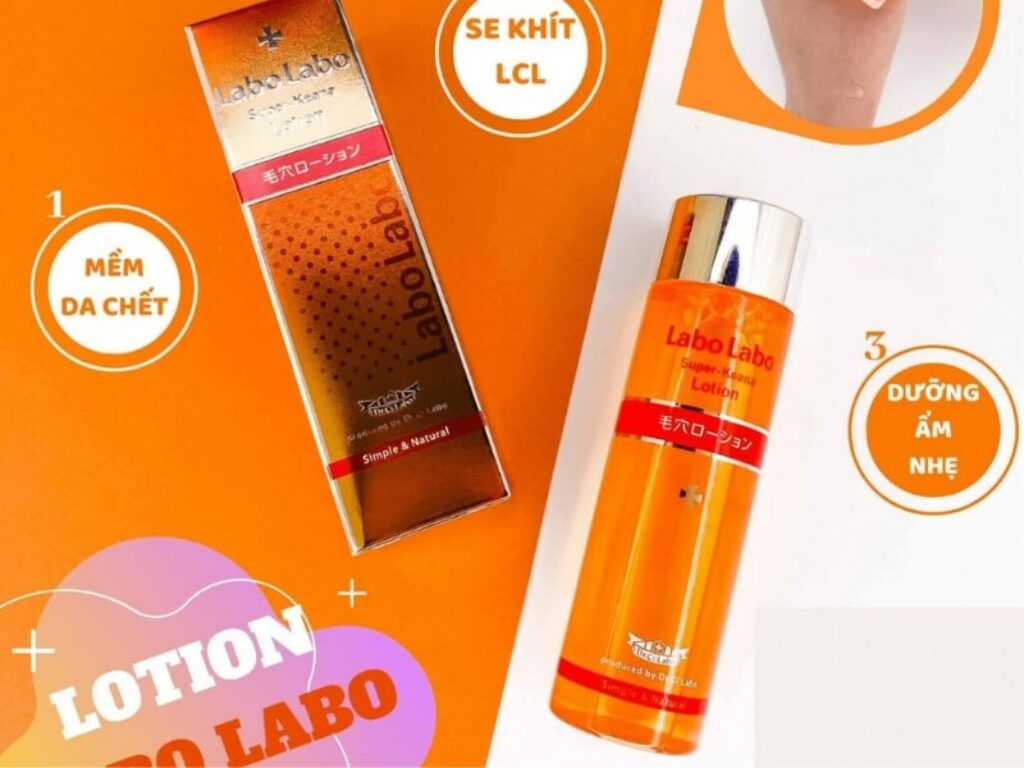 Toner Hada Labo Super Keana Lotion giúp thu nhỏ lỗ chân lông