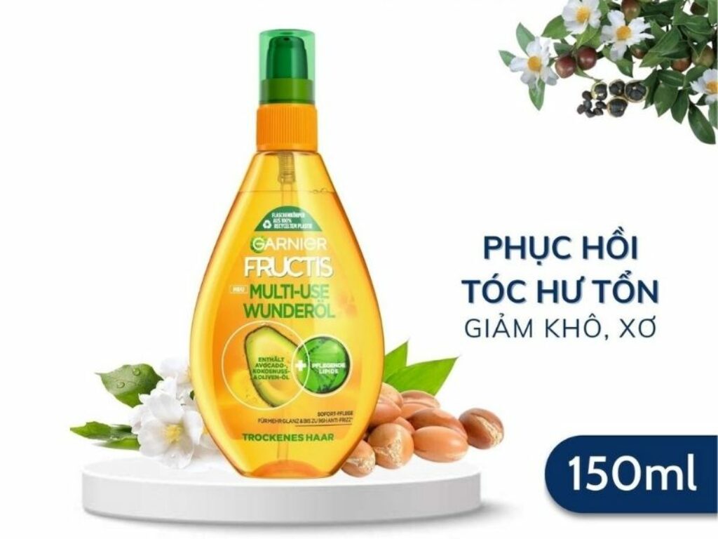 Garnier Argan Botanic Therapy Ultra Doux dưỡng tóc suôn mượt