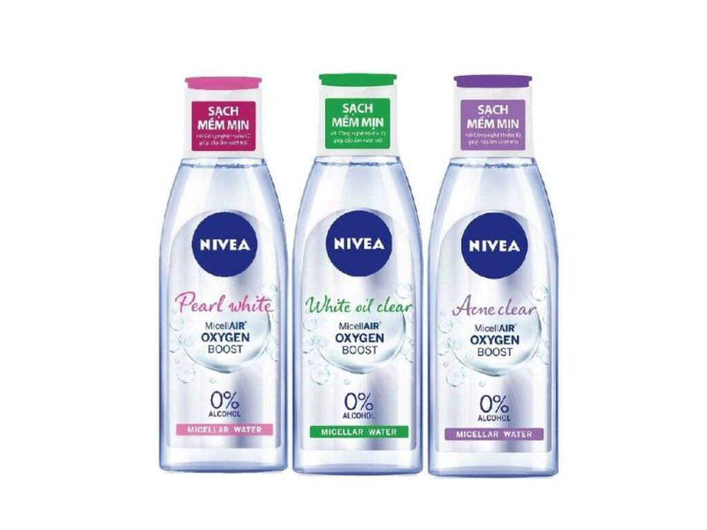 Nước tẩy trang Nivea làm sạch sâu và giúp da thông thoáng