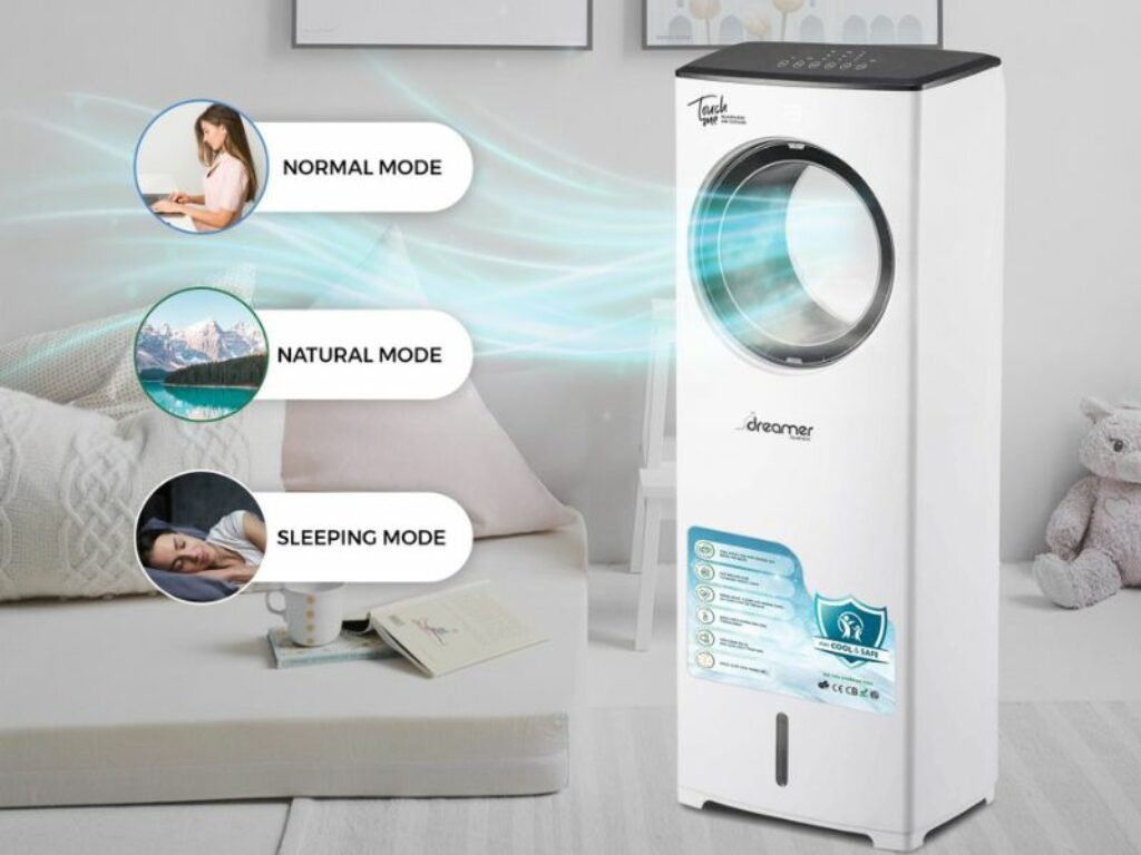 Quạt điều hòa không cánh hơi nước Dreamer DHA-ACB111W tiện lợi