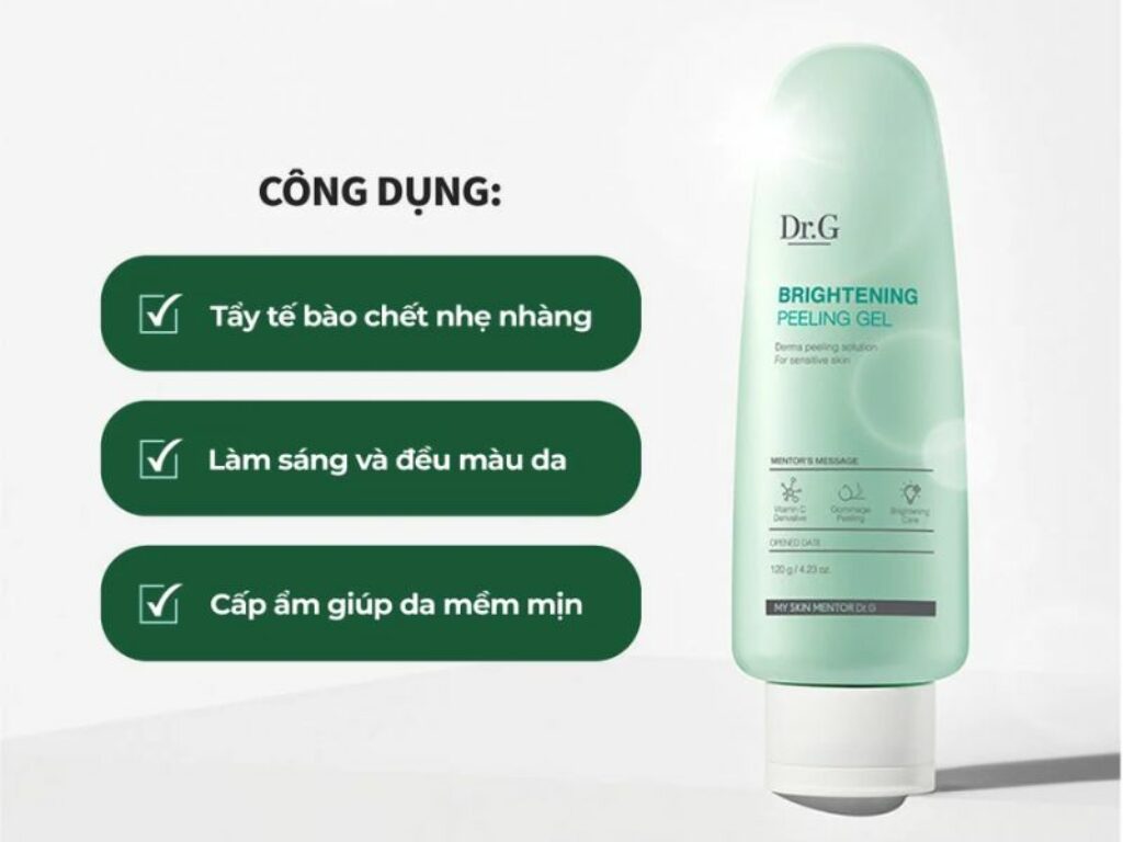 Sản phẩm của Dr.G Brightening Peeling Gel