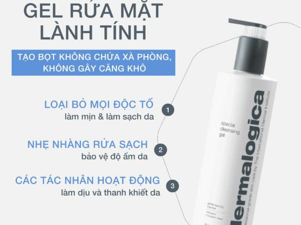 Sữa rửa mặt Dermalogica Special Cleansing Gel siêu lành tính